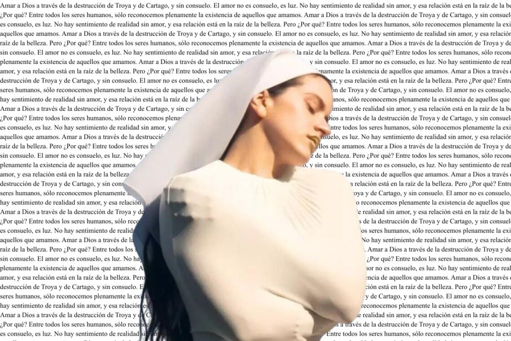 Imatge a partir de la portada del disc LUX de Rosalía